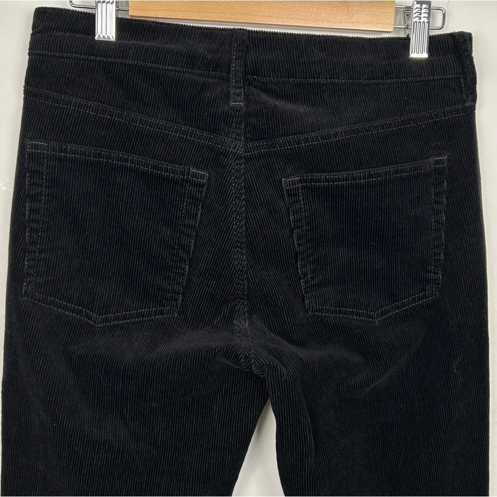 CLUB MONACO High Rise Skinny Corduroy Pants, Black, Size 6 - Picture 11 of 14